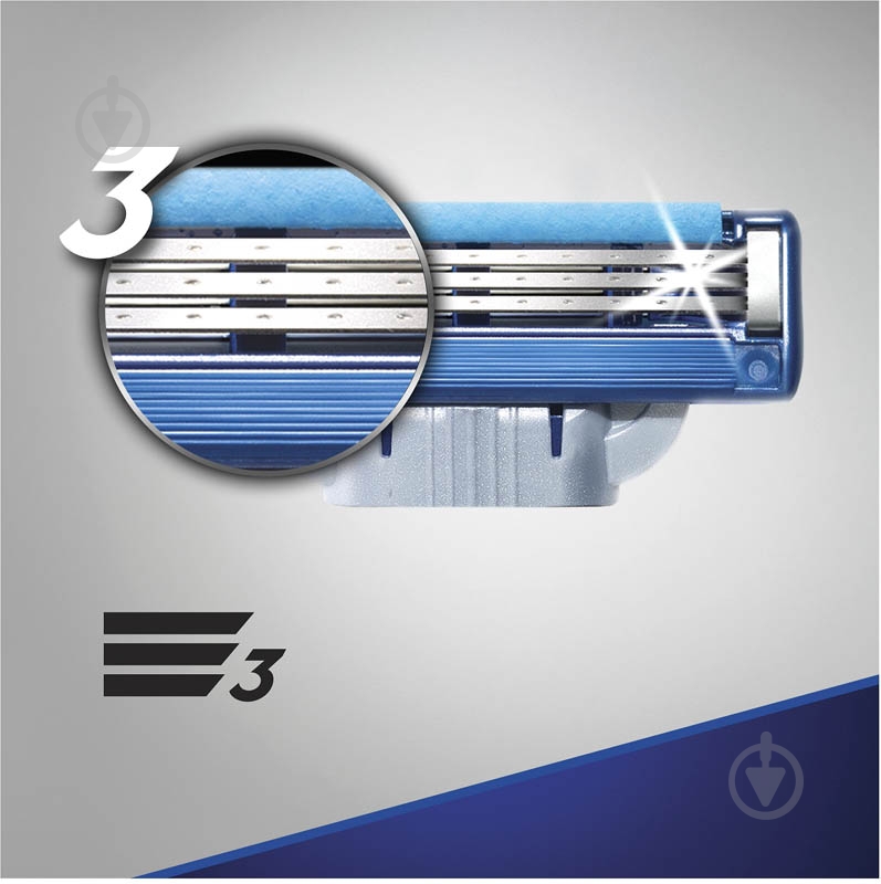 Сменный картридж Gillette Mach 3 Turbo 4 шт. - фото 9
