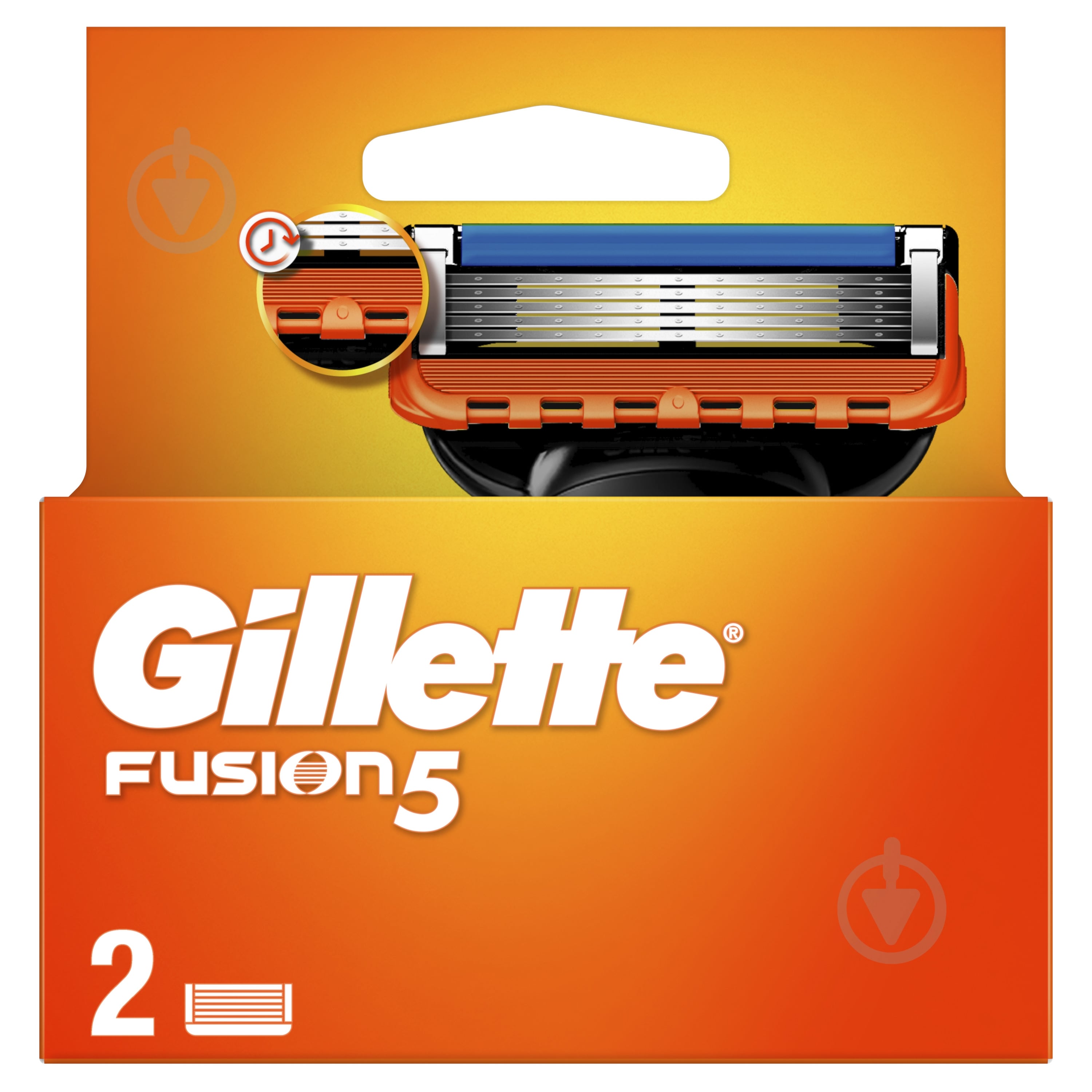 Сменный картридж Gillette Fusion 5 2 шт. - фото 2