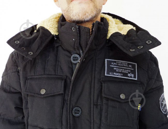 Куртка мужская зимняя Alpha Industries AL-IND-BO-BL р.M black - фото 3 Куртка мужская зимняя Alpha Industries AL-IND-BO-BL р.M black - фото 3