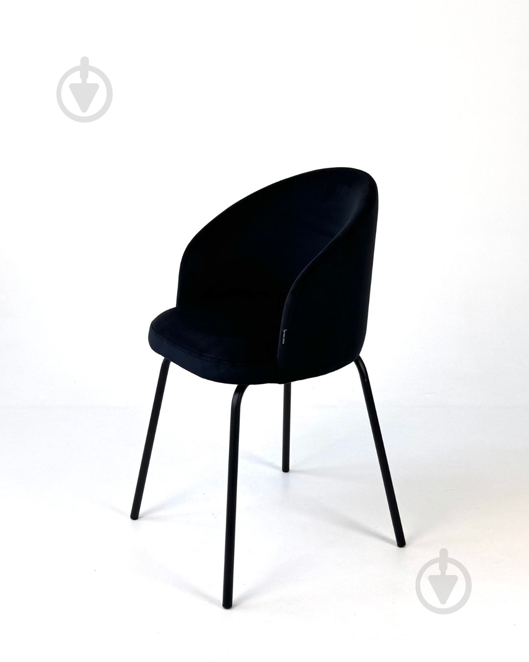 Стілець TWINSANN Мilano 540x520x840 мм (ніжки метал) чорний / чорний - фото 1 Стілець TWINSANN Мilano 540x520x840 мм (ніжки метал) чорний / чорний - фото 1