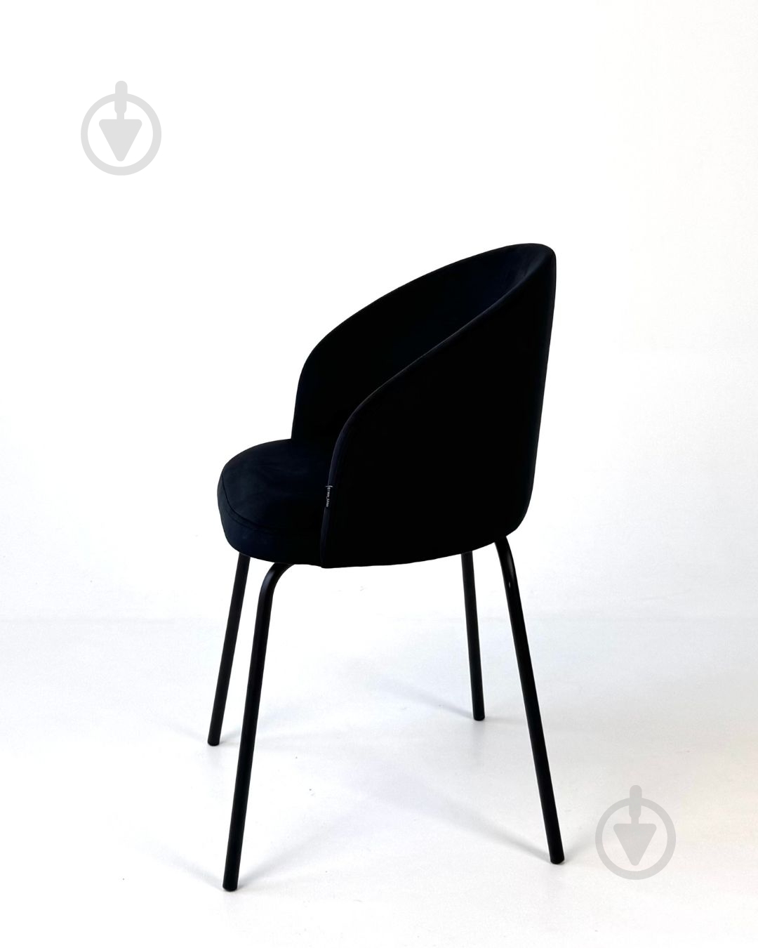 Стілець TWINSANN Мilano 540x520x840 мм (ніжки метал) чорний / чорний - фото 2 Стілець TWINSANN Мilano 540x520x840 мм (ніжки метал) чорний / чорний - фото 2