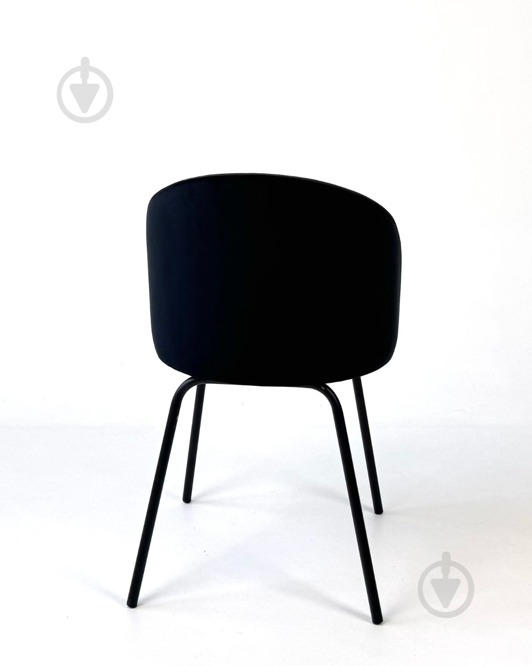 Стілець TWINSANN Мilano 540x520x840 мм (ніжки метал) чорний / чорний - фото 3 Стілець TWINSANN Мilano 540x520x840 мм (ніжки метал) чорний / чорний - фото 3