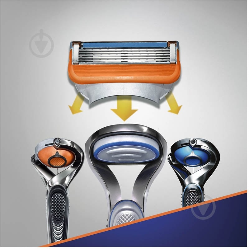 Сменный картридж Gillette Fusion 5 8 шт. - фото 6 Сменный картридж Gillette Fusion 5 8 шт. - фото 6