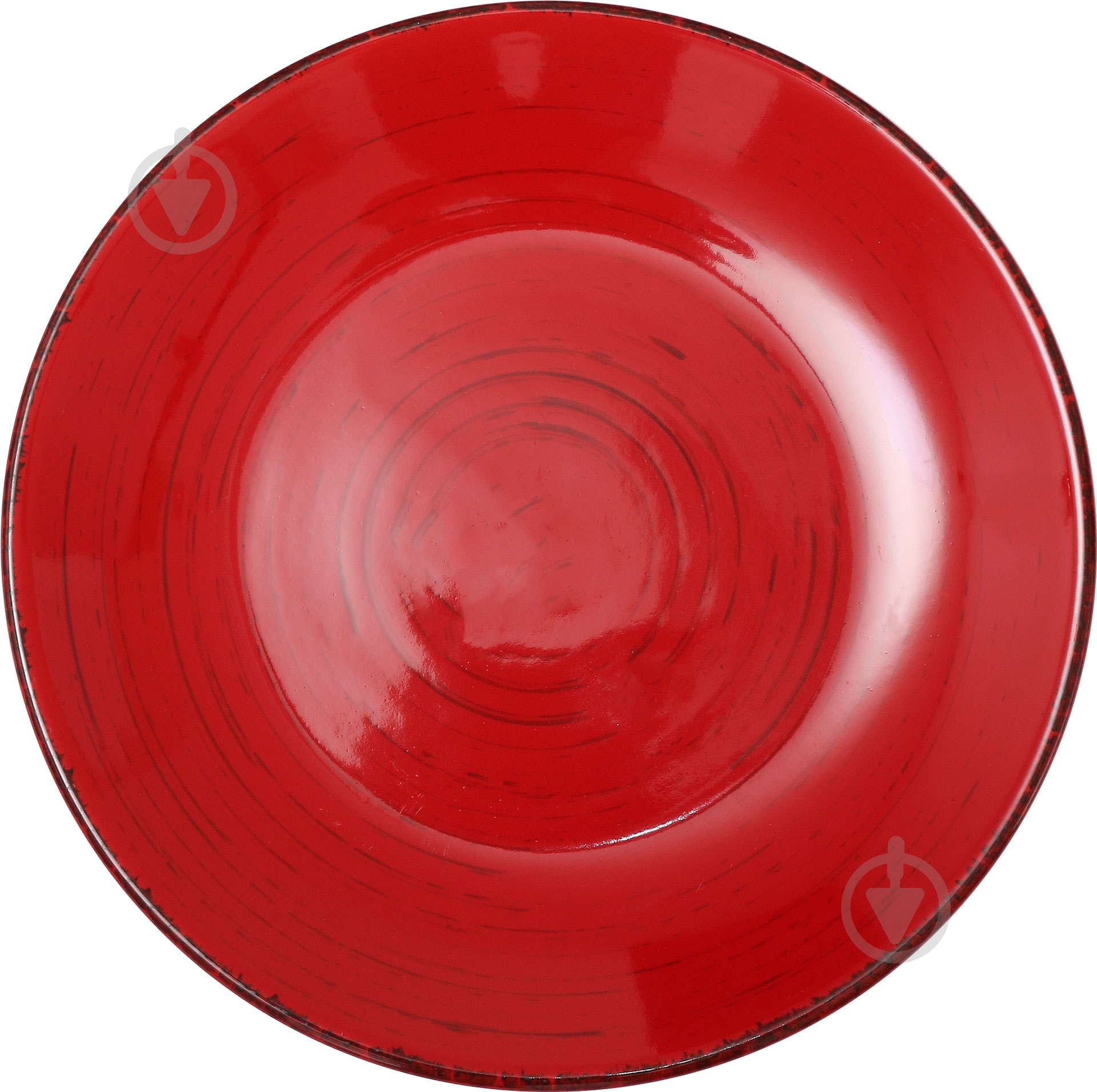 Тарілка обідня Bella Vita Antique Red 21 см - фото 1