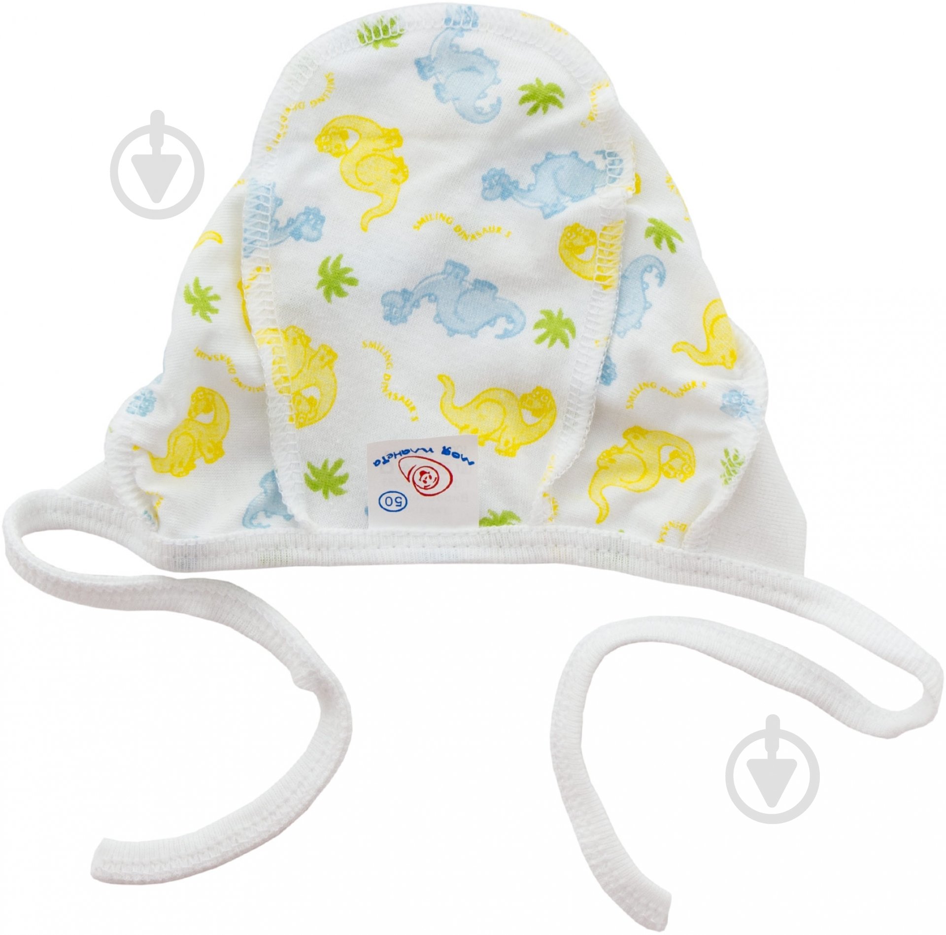 Чепчик детский Моя планета Ч104 р.50 белый с рисунком - фото 2 Чепчик детский Моя планета Ч104 р.50 белый с рисунком - фото 2
