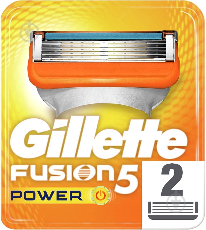 Сменный картридж Gillette Fusion 5 Power 2 шт. - фото 1