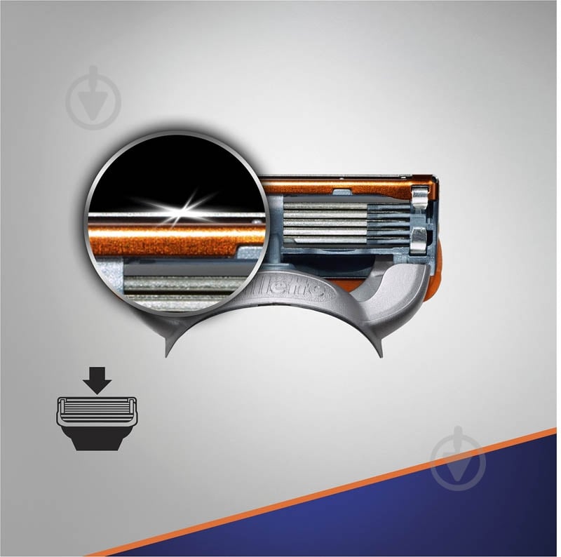 Сменный картридж Gillette Fusion 5 Power 2 шт. - фото 8