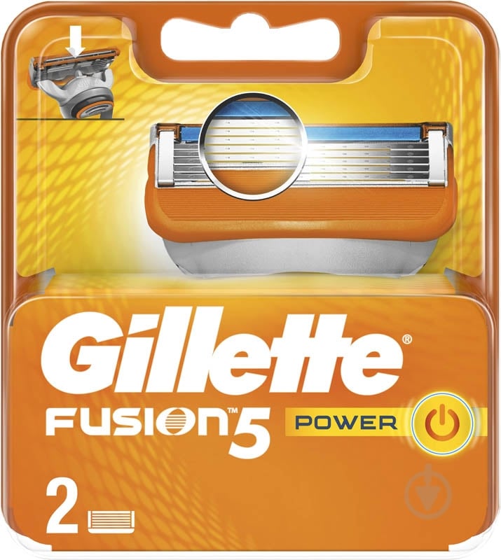Сменный картридж Gillette Fusion 5 Power 2 шт. - фото 2