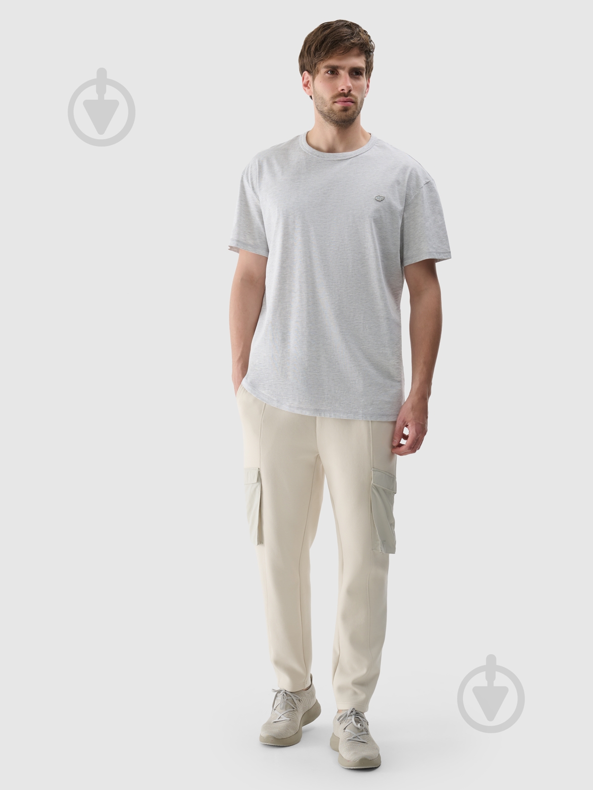 Футболка 4F TSHIRT U1972 4FWSS25TTSHU1972-27M р.S сірий - фото 4 Футболка 4F TSHIRT U1972 4FWSS25TTSHU1972-27M р.S сірий - фото 4