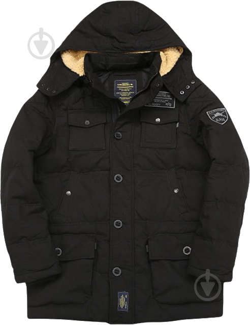 Куртка чоловіча зимова Alpha Industries AL-IND-BO-BL р.XL black - фото 1