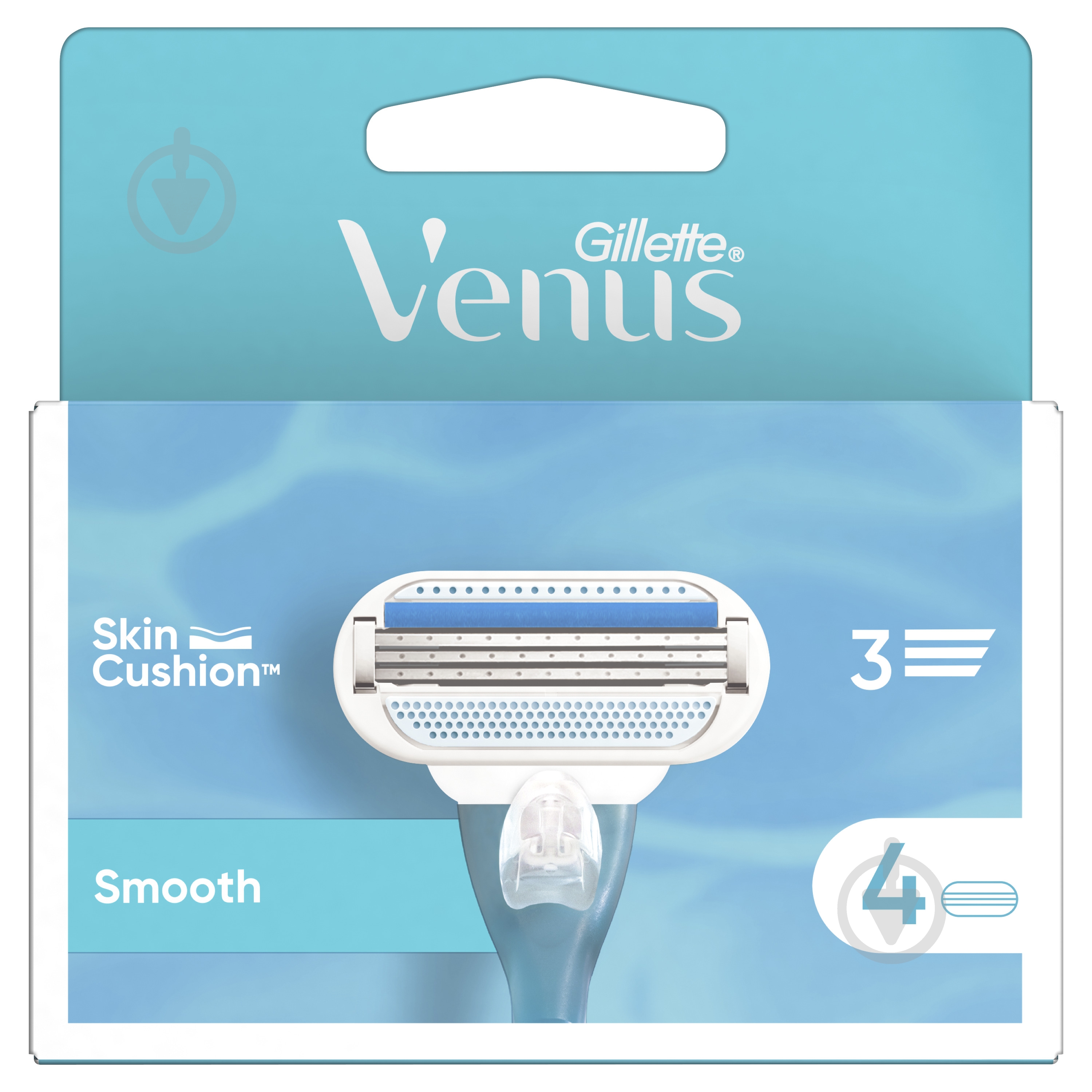 Сменный картридж Gillette Venus Smooth 4 шт. - фото 2