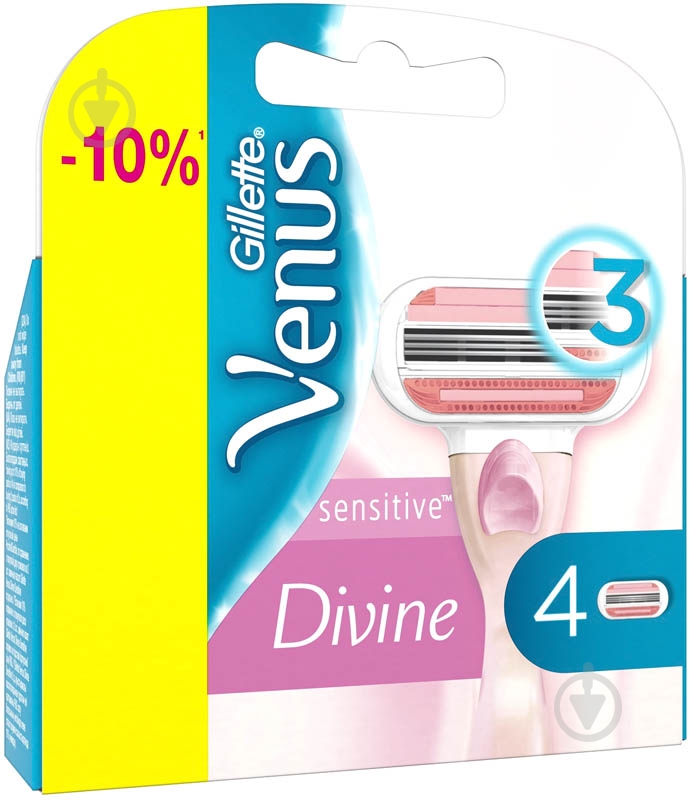 Сменный картридж Gillette Venus Divine 4 шт. - фото 3