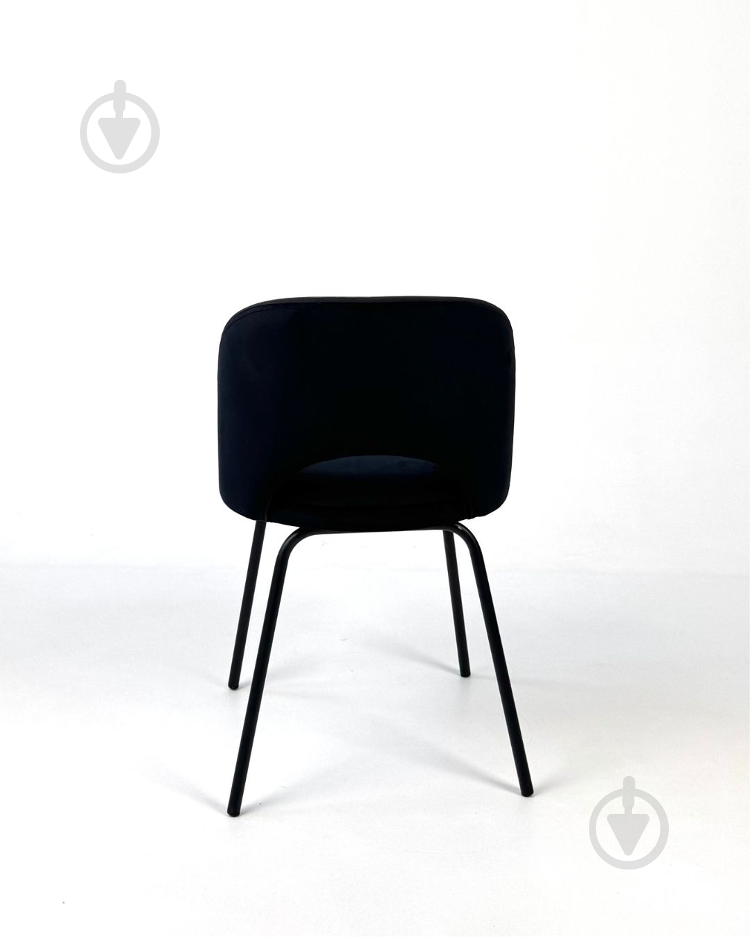 Стілець TWINSANN Маrk 580x500x800 мм (ніжки метал) чорний / чорний - фото 2 Стілець TWINSANN Маrk 580x500x800 мм (ніжки метал) чорний / чорний - фото 2