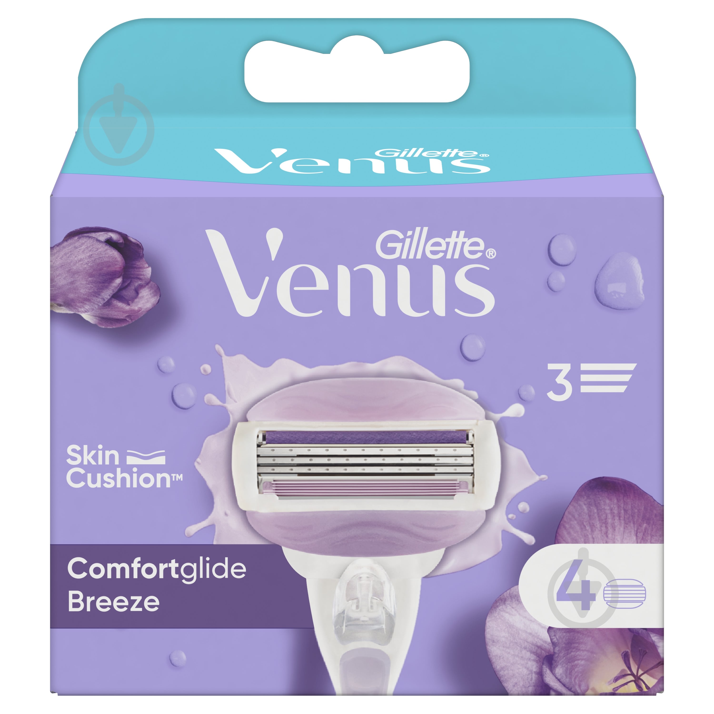 Сменный картридж Gillette Venus ComfortGlide Breeze 4 шт. - фото 2