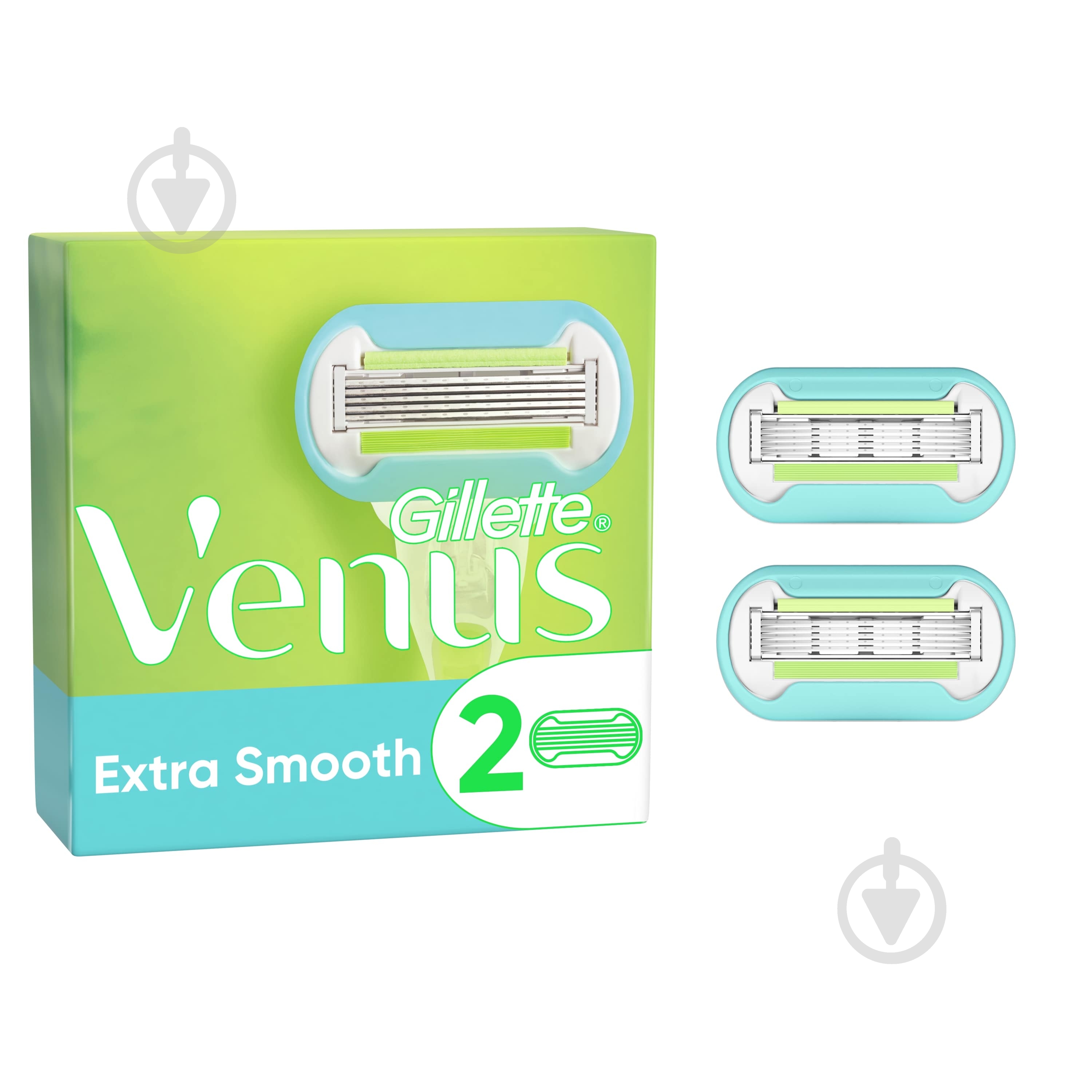 Сменный картридж Gillette Venus Embrace 2 шт. - фото 1 Сменный картридж Gillette Venus Embrace 2 шт. - фото 1