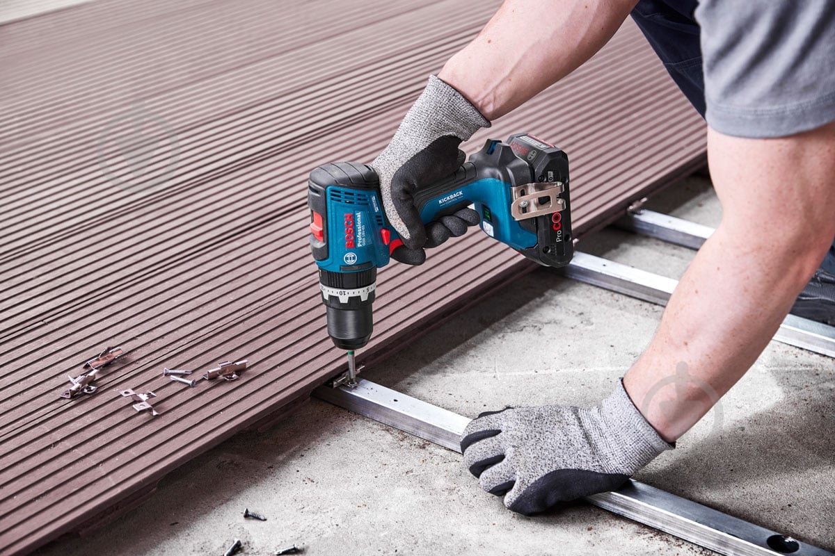 Шуруповерт ударний акумуляторний Bosch Professional GSB 18V-65 + 06019N3100 - фото 13