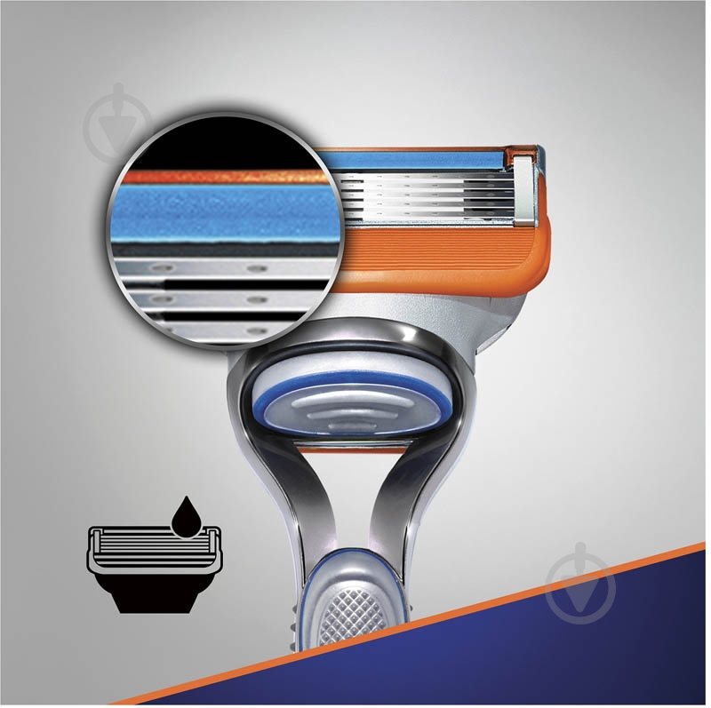 Станок для бритья Gillette Fusion 5 со сменным картриджем 1 шт. - фото 7