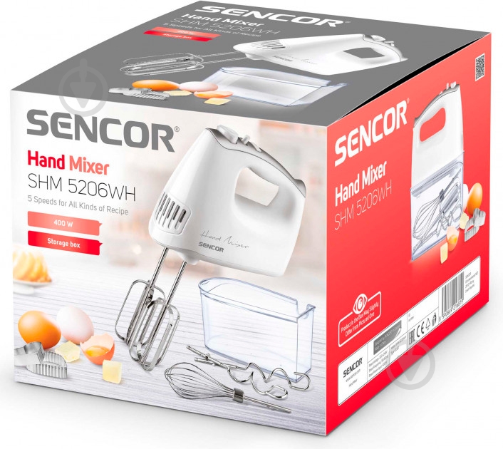 Миксер Sencor SHM 5206 WH - фото 10