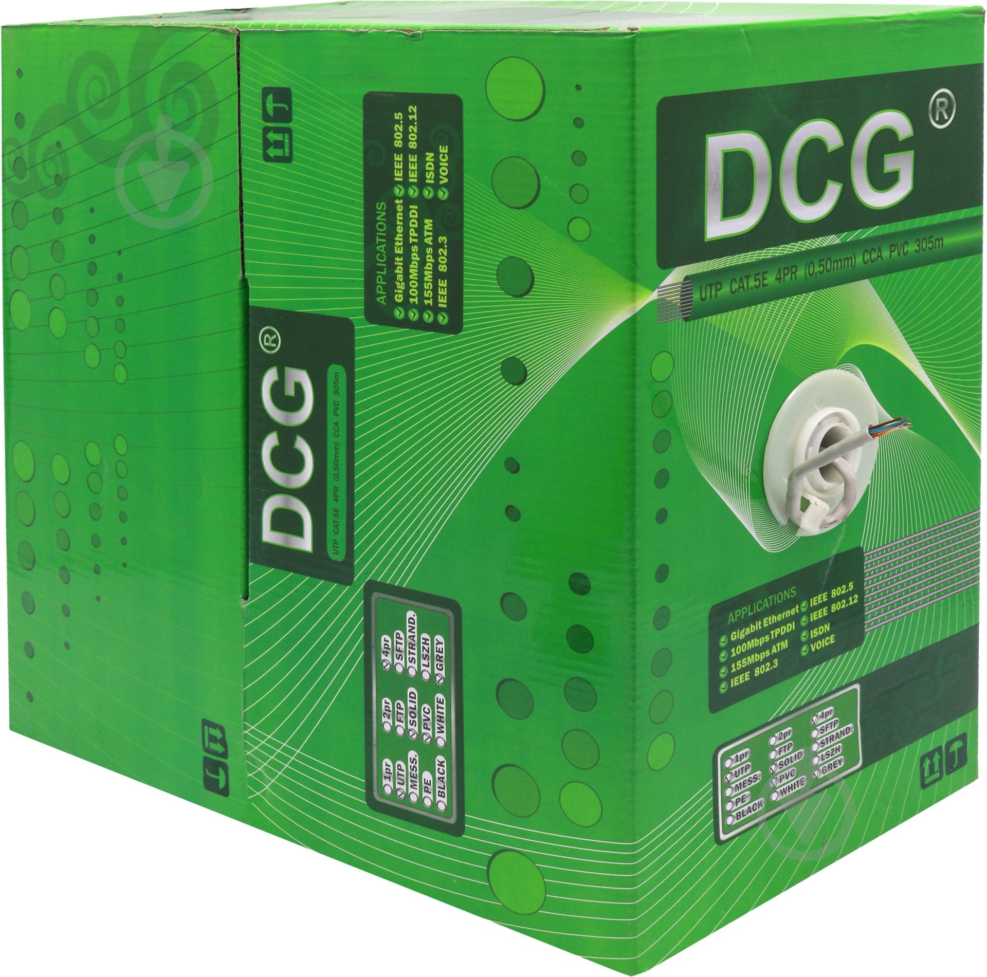 Кабель комп'ютерний DCG UTP 8x0,5 8х0,5 DCG біметал - фото 2