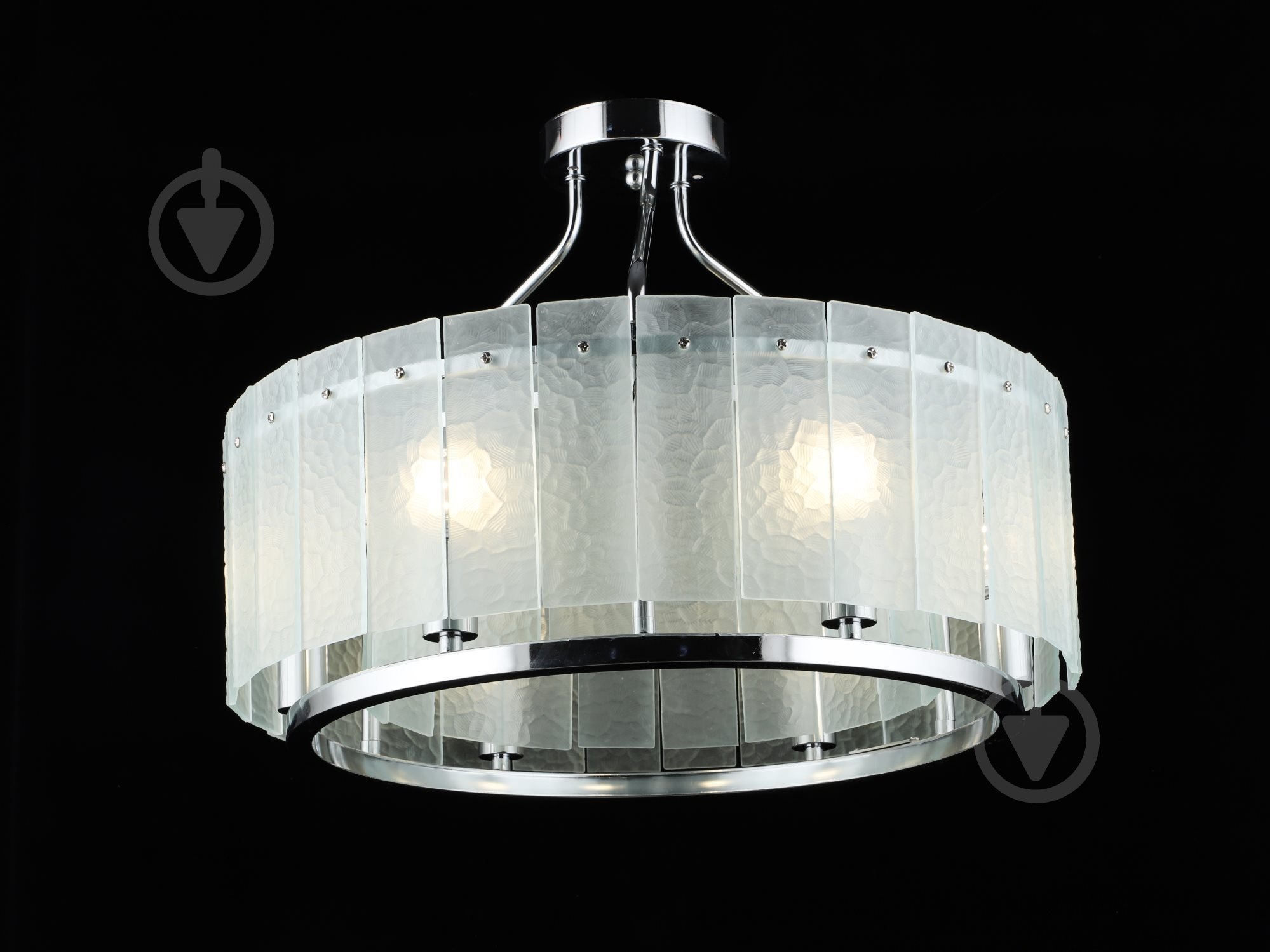 Люстра стельова Sirius 6x60 Вт E14 хром B S2466/6 - фото 1