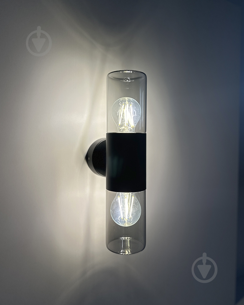 Светильник уличный настенный Nowodvorski Ida 2x10 Вт E27 черный 11372 - фото 2 Светильник уличный настенный Nowodvorski Ida 2x10 Вт E27 черный 11372 - фото 2