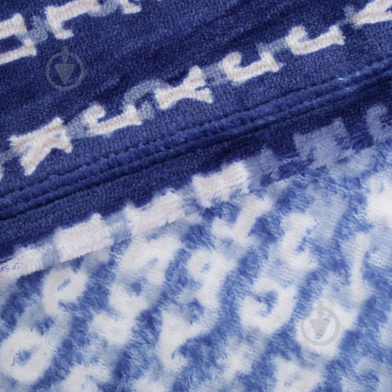 Плед Frannel Code 160x200 см синій La Nuit - фото 2 Плед Frannel Code 160x200 см синій La Nuit - фото 2