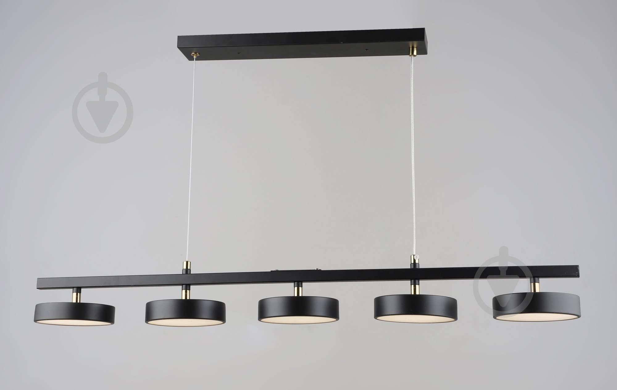 Люстра подвесная 5x60 Вт /LED-модуль черный B NQ6669/5 BK+COP - фото 1