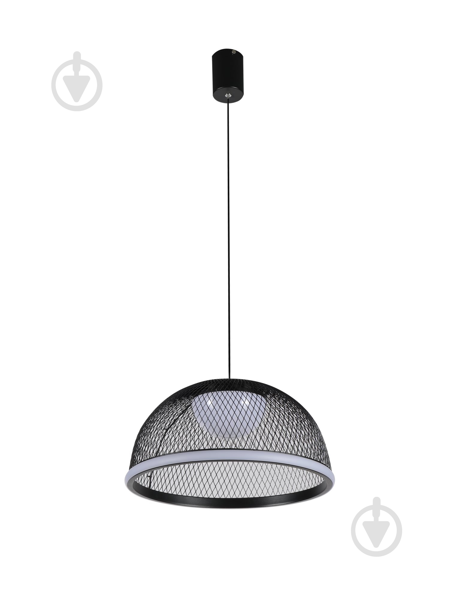 Люстра подвесная 2x72 Вт /LED-модуль черный G 2567/400 BK - фото 1