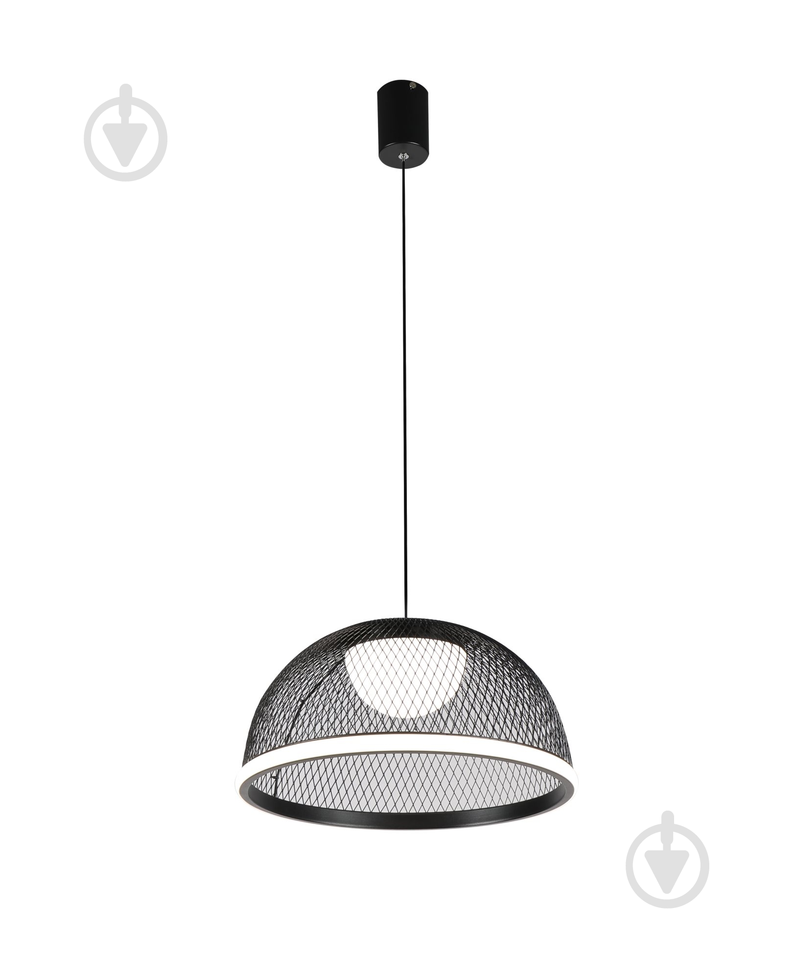 Люстра подвесная 2x72 Вт /LED-модуль черный G 2567/400 BK - фото 2