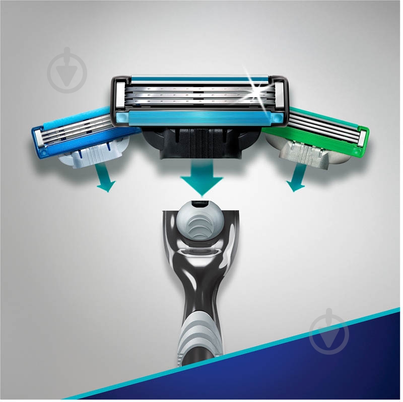 Станок для бритья Gillette Mach 3 со сменным картриджем 1 шт. - фото 7