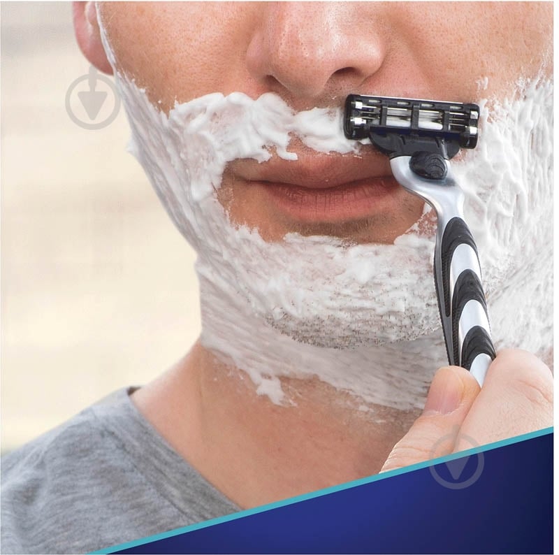 Станок для бритья Gillette Mach 3 со сменным картриджем 1 шт. - фото 8