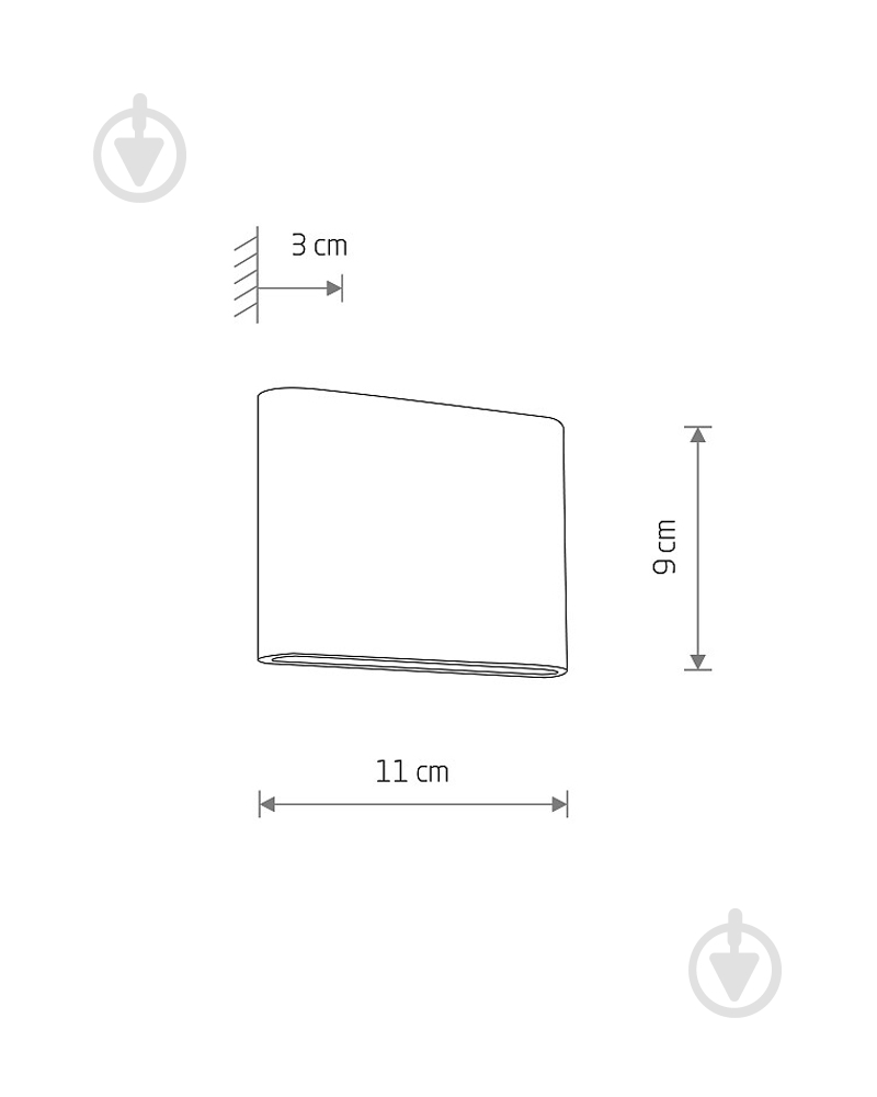 Светильник уличный настенный Nowodvorski Semi 2x3 Вт LED-модуль черный 11363 - фото 8 Светильник уличный настенный Nowodvorski Semi 2x3 Вт LED-модуль черный 11363 - фото 8