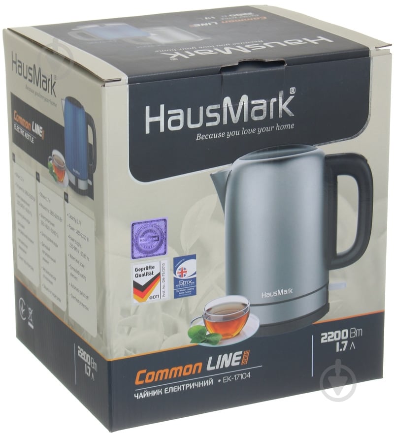 Электрочайник HausMark EK-17104 - фото 11