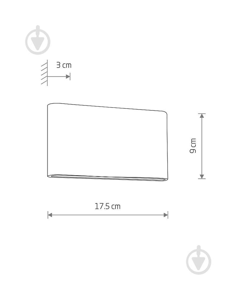 Светильник уличный настенный Nowodvorski Semi 2x5 Вт LED-модуль черный 11364 - фото 8 Светильник уличный настенный Nowodvorski Semi 2x5 Вт LED-модуль черный 11364 - фото 8
