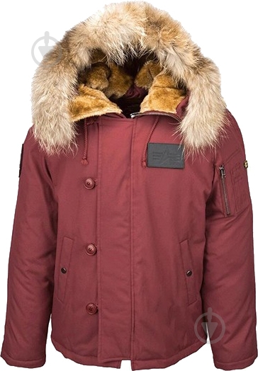 Куртка-парка мужская зимняя Alpha Industries N-2B Elevon AL-IND-N2B-EL-R р.L красная - фото 1