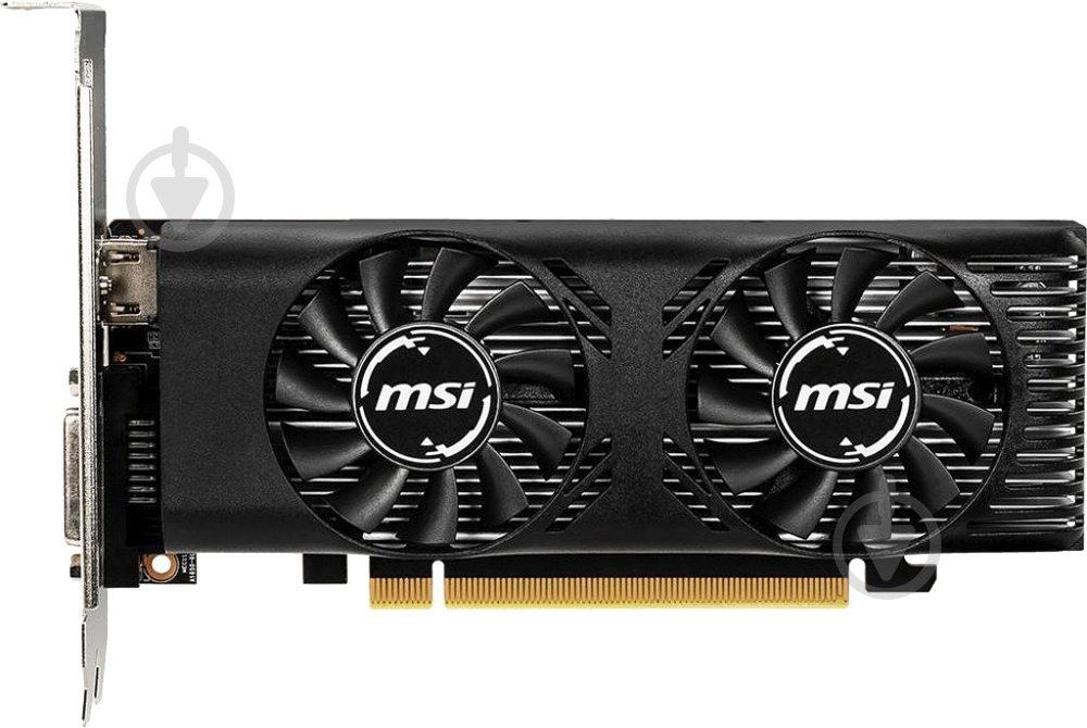 Видеокарта MSI GeForce GTX 1650 LP OC 4GB GDDR5 128bit (GTX 1650 4GT LP OC) - фото 3 Видеокарта MSI GeForce GTX 1650 LP OC 4GB GDDR5 128bit (GTX 1650 4GT LP OC) - фото 3