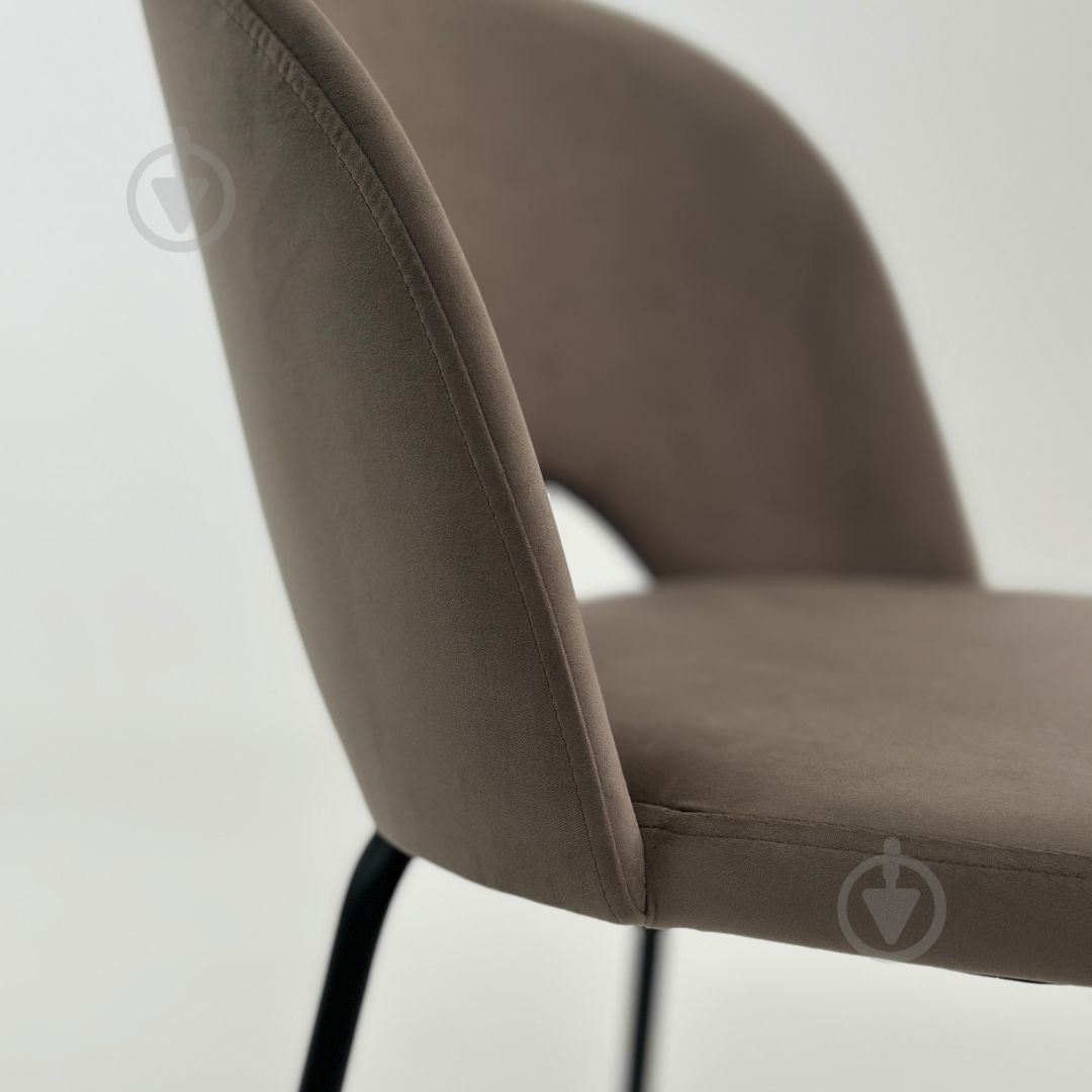 Стул TWINSANN Маrk (ткань роял 7) бежевый / черный - фото 3