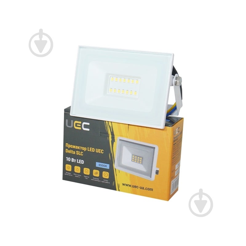 Прожектор светодиодный LED UEC Delta SLC 6500K 10 Вт IP65 белый SLC-10-IP65-0-W - фото 2