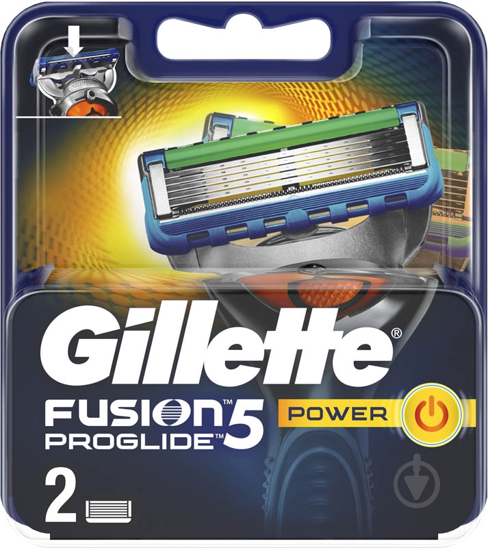Сменный картридж Gillette Fusion 5 Proglide Power 2 шт. - фото 2