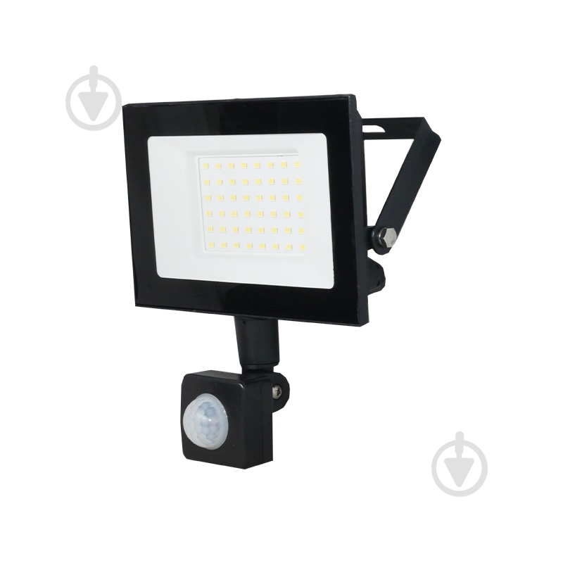 Прожектор з датчиком руху LED UEC Delta SLC-MS 6500K 30 Вт IP54 чорний SLC-30-IP54-MS-B - фото 1