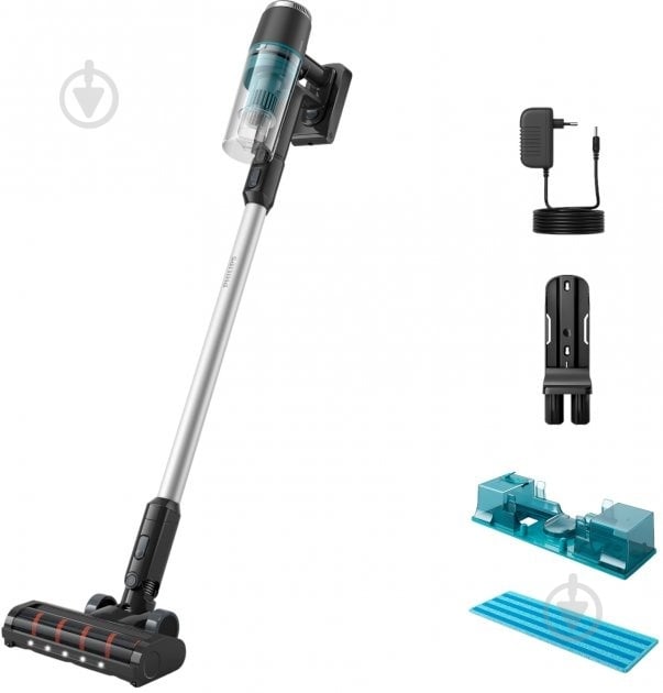 Пылесос аккумуляторный Philips XC3131/01 grey - фото 1