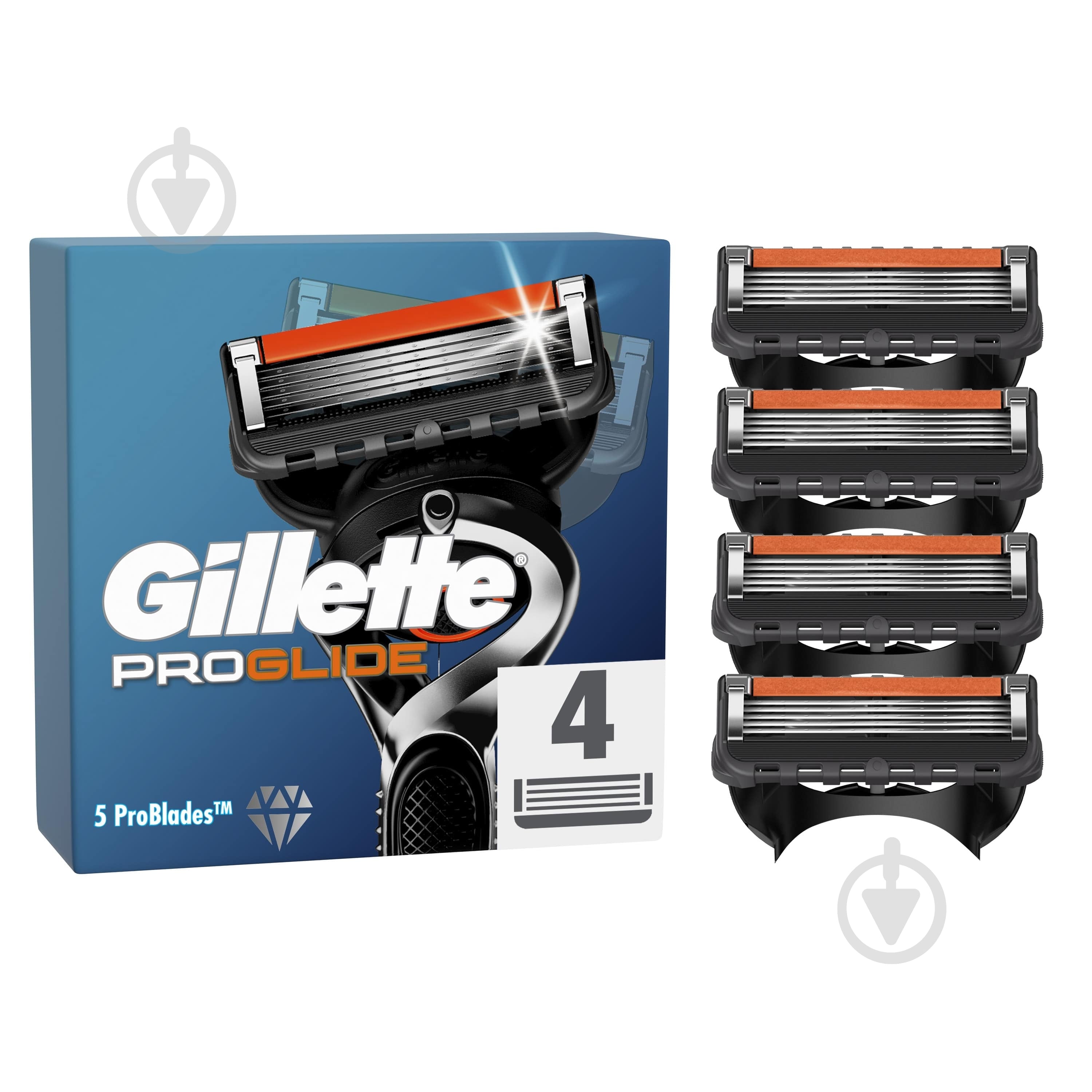 Змінний картридж GILLETTE ProGlide 4 шт. - фото 1