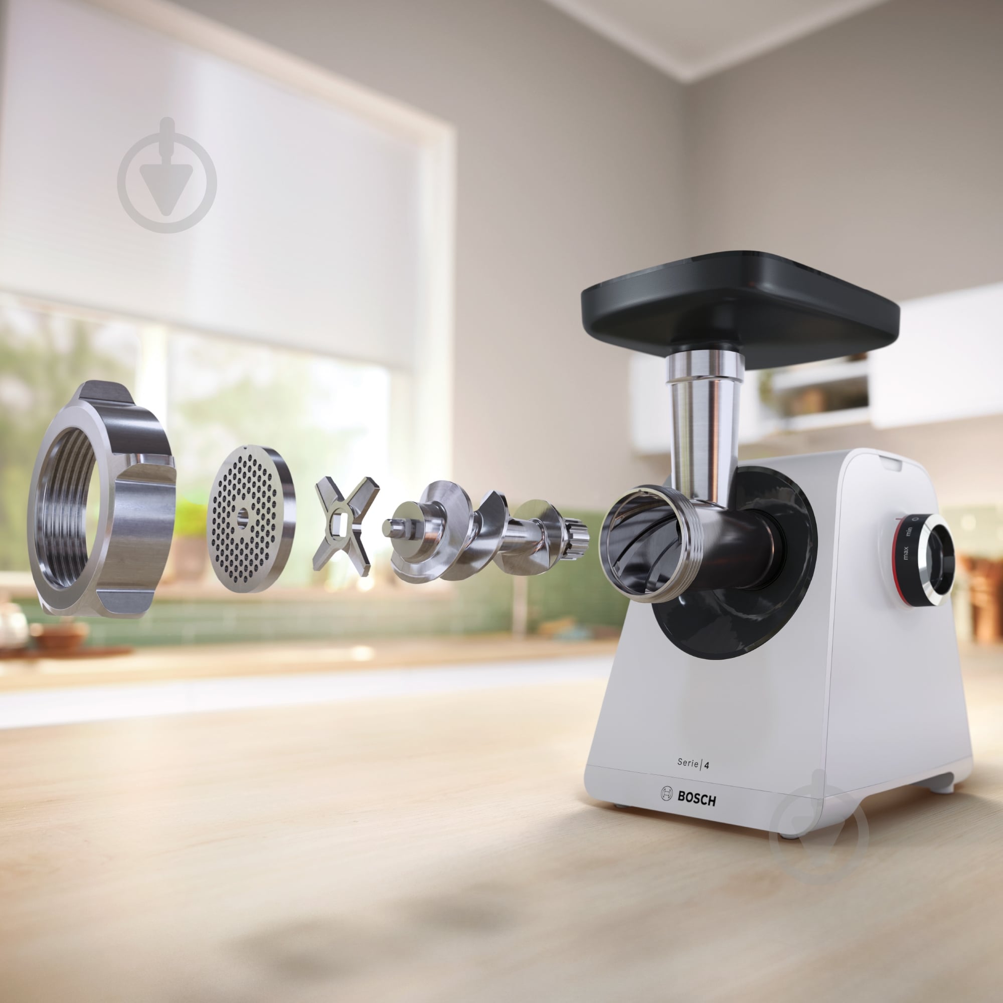 Мясорубка Bosch MultiPower Series 4 MFWS420W - фото 6