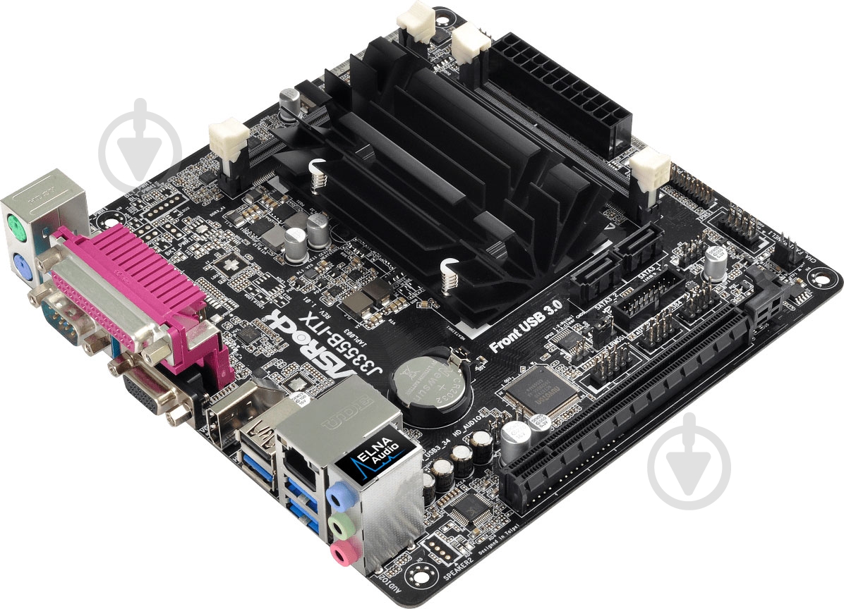 Материнская плата ASRock J3355B-ITX (Integrated CPU, SoC, mini ITX) - фото 1