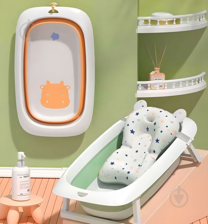 Дитяча ванночка EcoToys HA-B31 ORANGE - фото 4