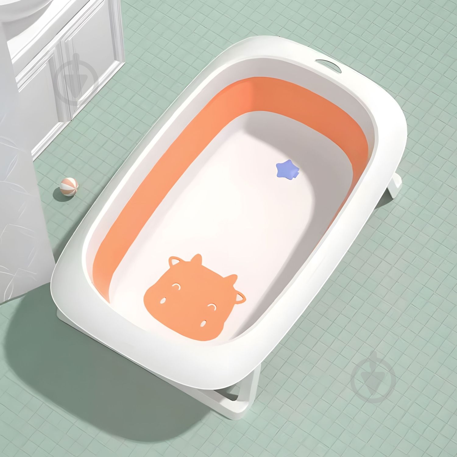 Дитяча ванночка EcoToys HA-B31 ORANGE - фото 5