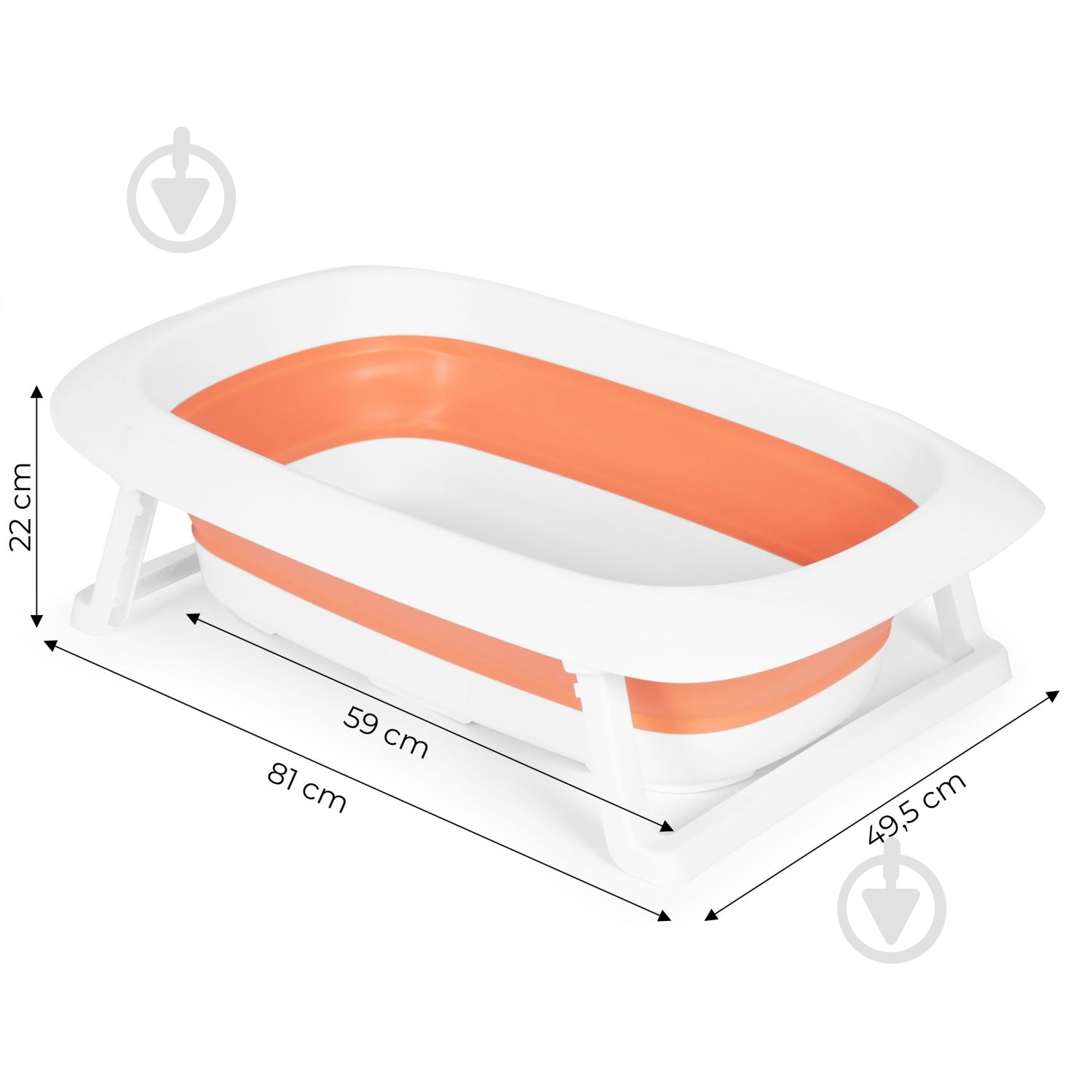 Дитяча ванночка EcoToys HA-B31 ORANGE - фото 7