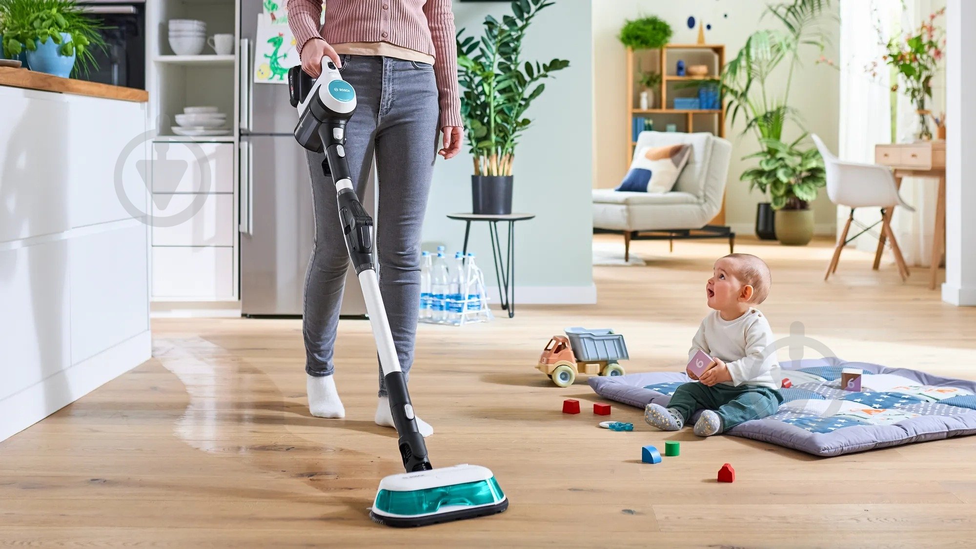 Пылесос аккумуляторный Bosch Unlimited 7 ProHygienic Aqua BCS71HYG2 white - фото 31