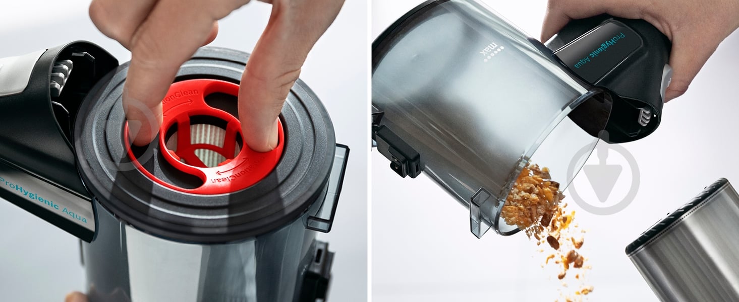 Пылесос аккумуляторный Bosch Unlimited 7 ProHygienic Aqua BCS71HYG2 white - фото 17