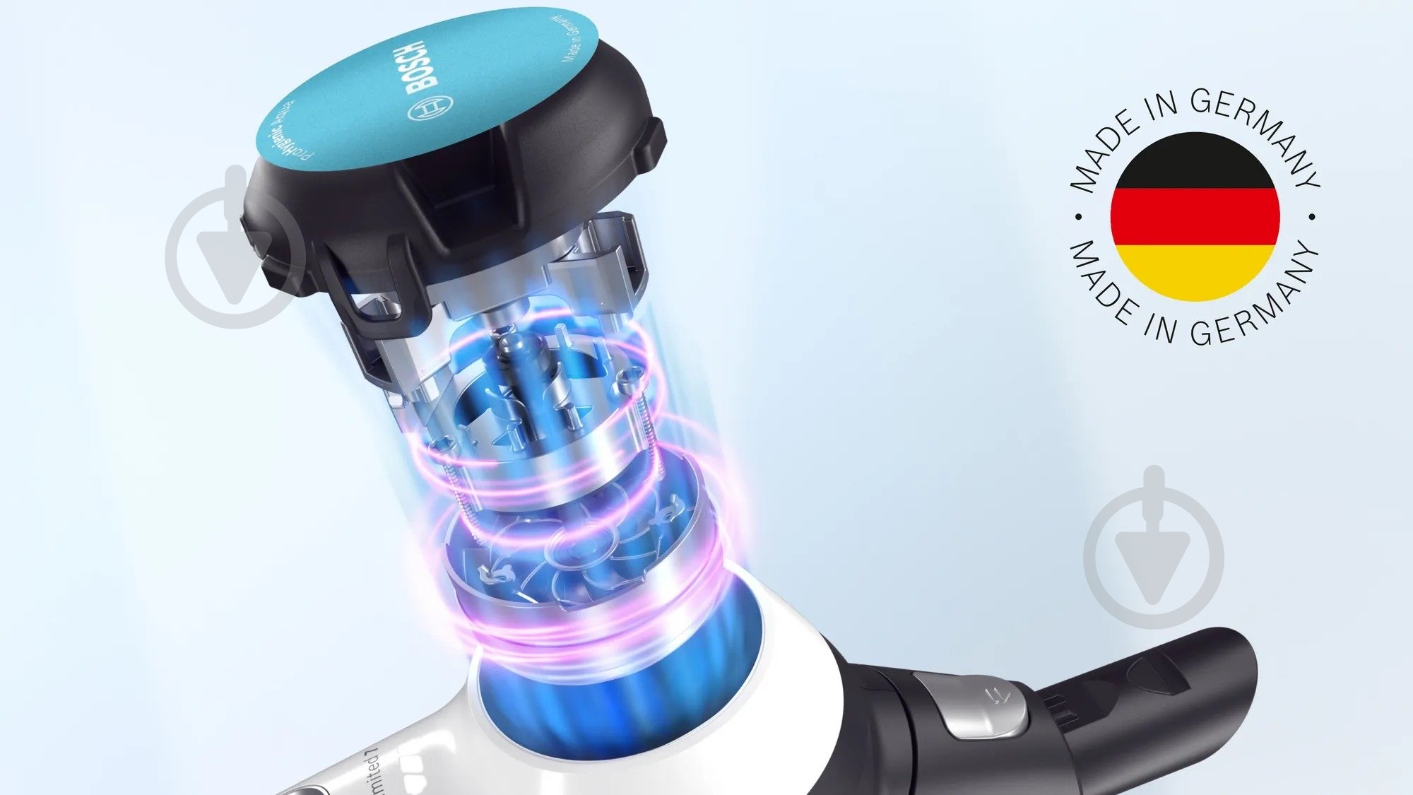 Пылесос аккумуляторный Bosch Unlimited 7 ProHygienic Aqua BCS71HYG2 white - фото 19